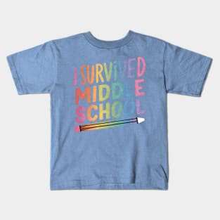 I Survived Middle School Kids T-Shirt